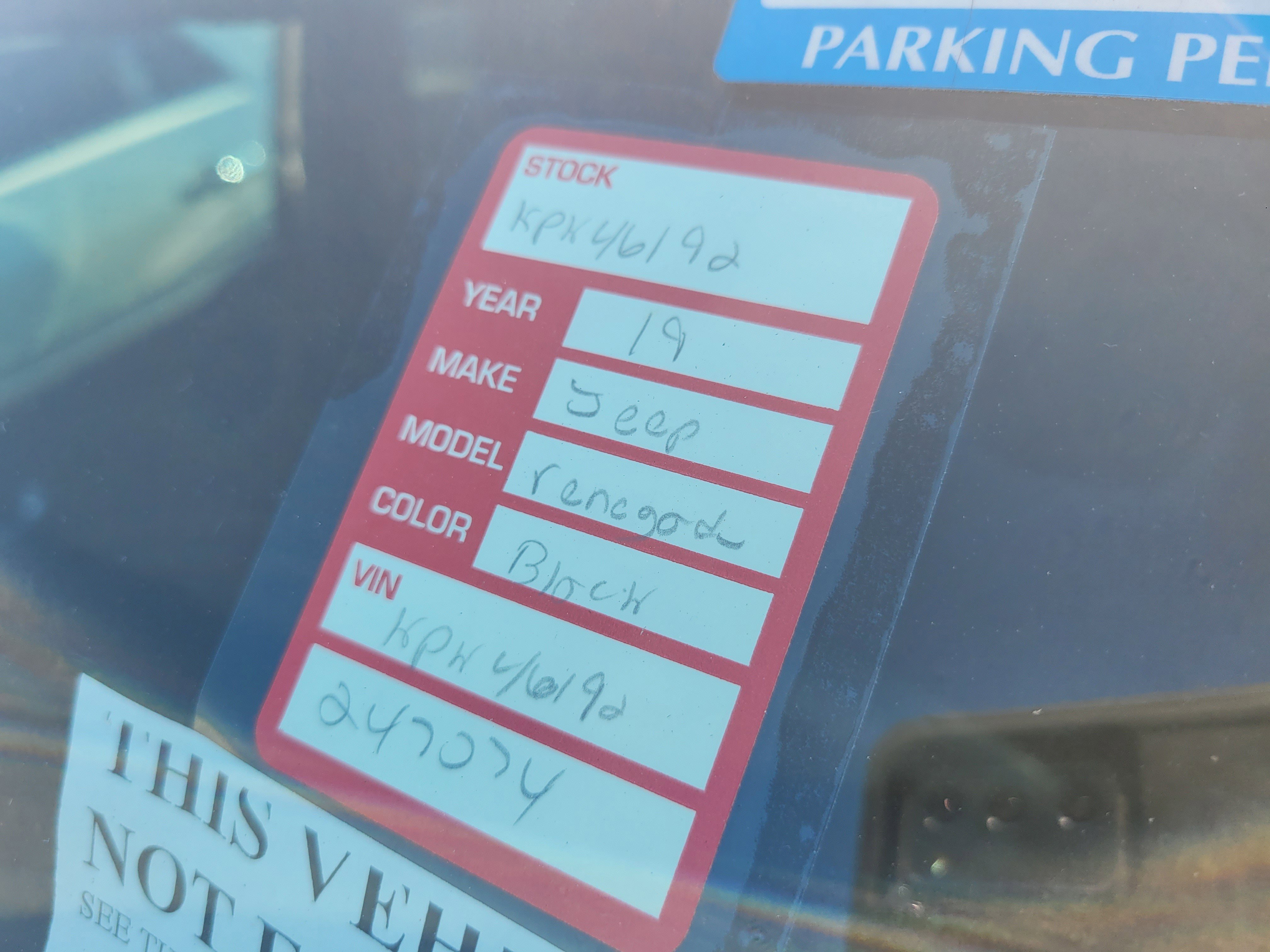 Used 2019 Jeep Renegade Limited w/ Quick Order Package 22P image 10