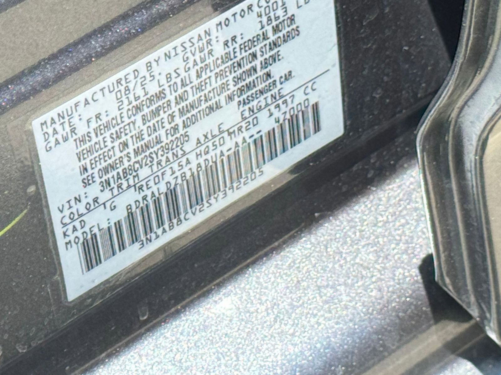 Used 2025 Nissan Sentra SV FWD image 28