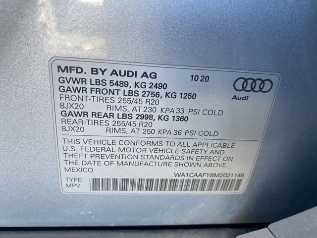 Used 2021 Audi Q5 Prestige image 46