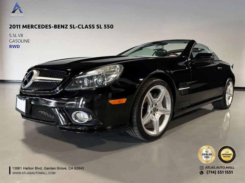 Used 2011 Mercedes-Benz SL 550 w/ Premium I Pkg image 1