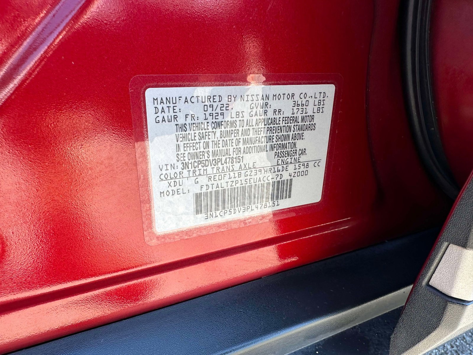 Used 2023 Nissan Kicks SR w/ SR Premium Package image 30