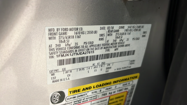 Used 2018 Ford Expedition Max XLT w/ Equipment Group 202A AWD/4WD image 28