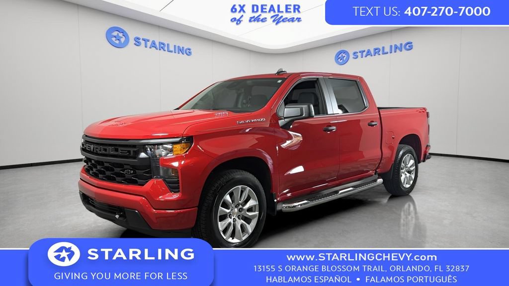 Certified 2025 Chevrolet Silverado 1500 Custom RWD image 1