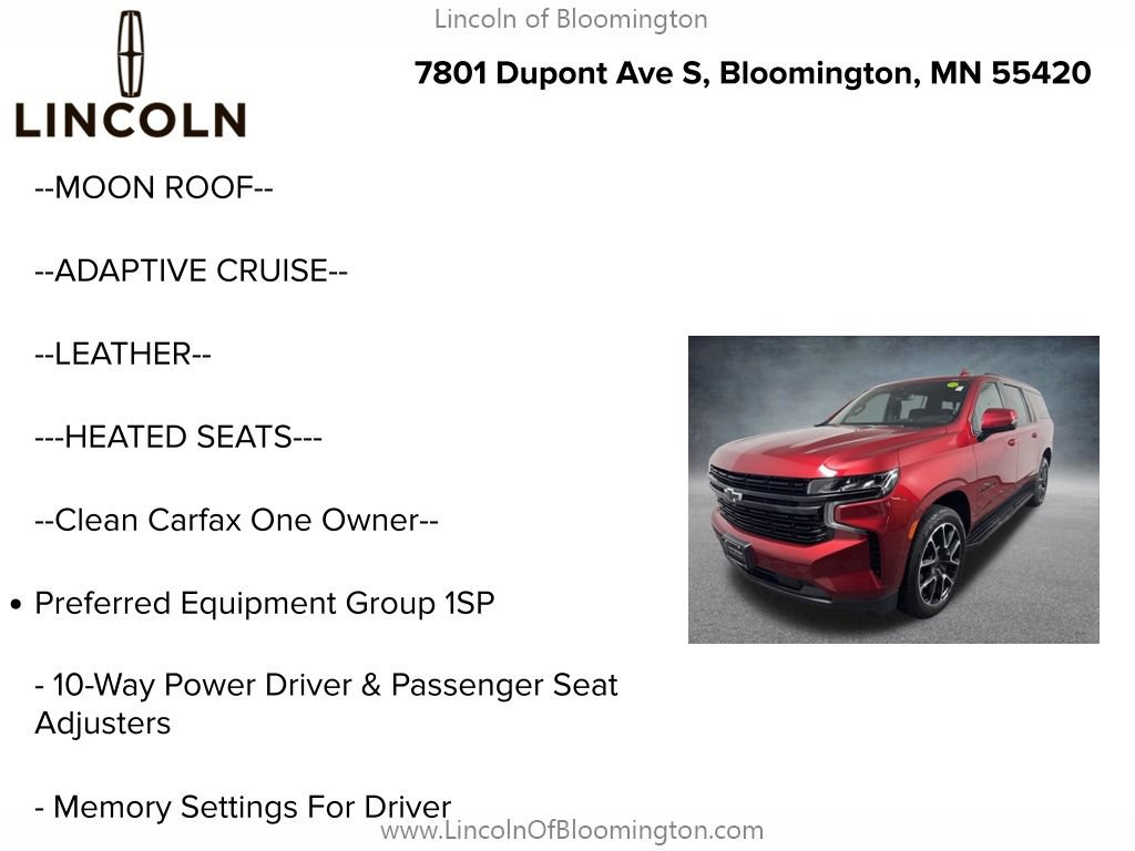 Used 2023 Chevrolet Suburban RST w/ Sport Performance Package AWD/4WD image 5
