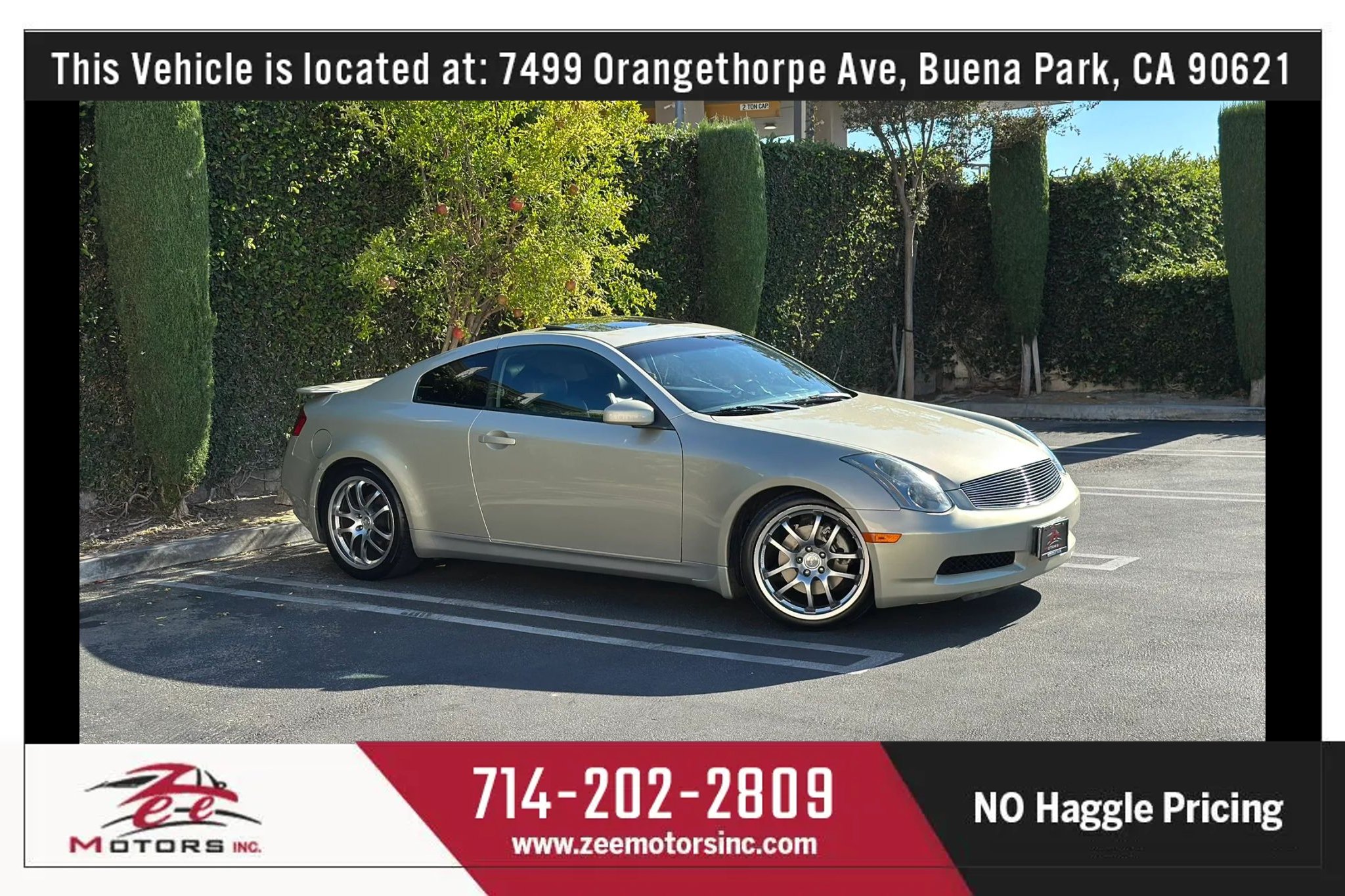 Used 2005 INFINITI G35 Coupe w/ (P01) Premium Pkg RWD image 2