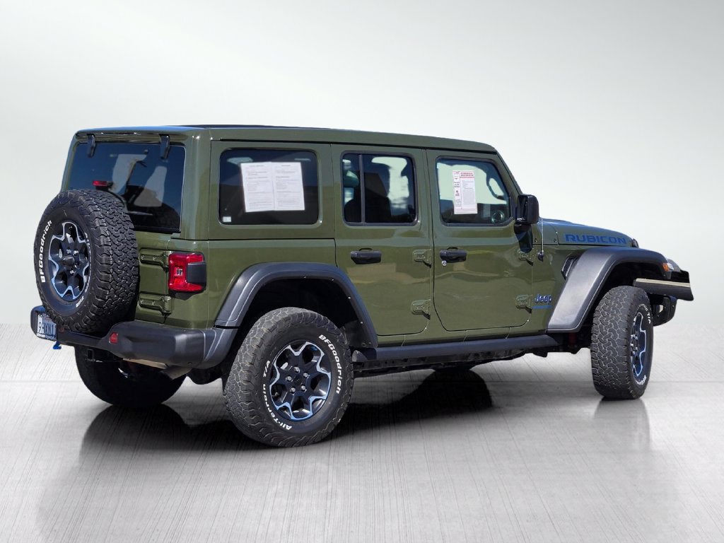Used 2023 Jeep Wrangler Unlimited Rubicon 4xe w/ Steel Bumper Group AWD/4WD image 4