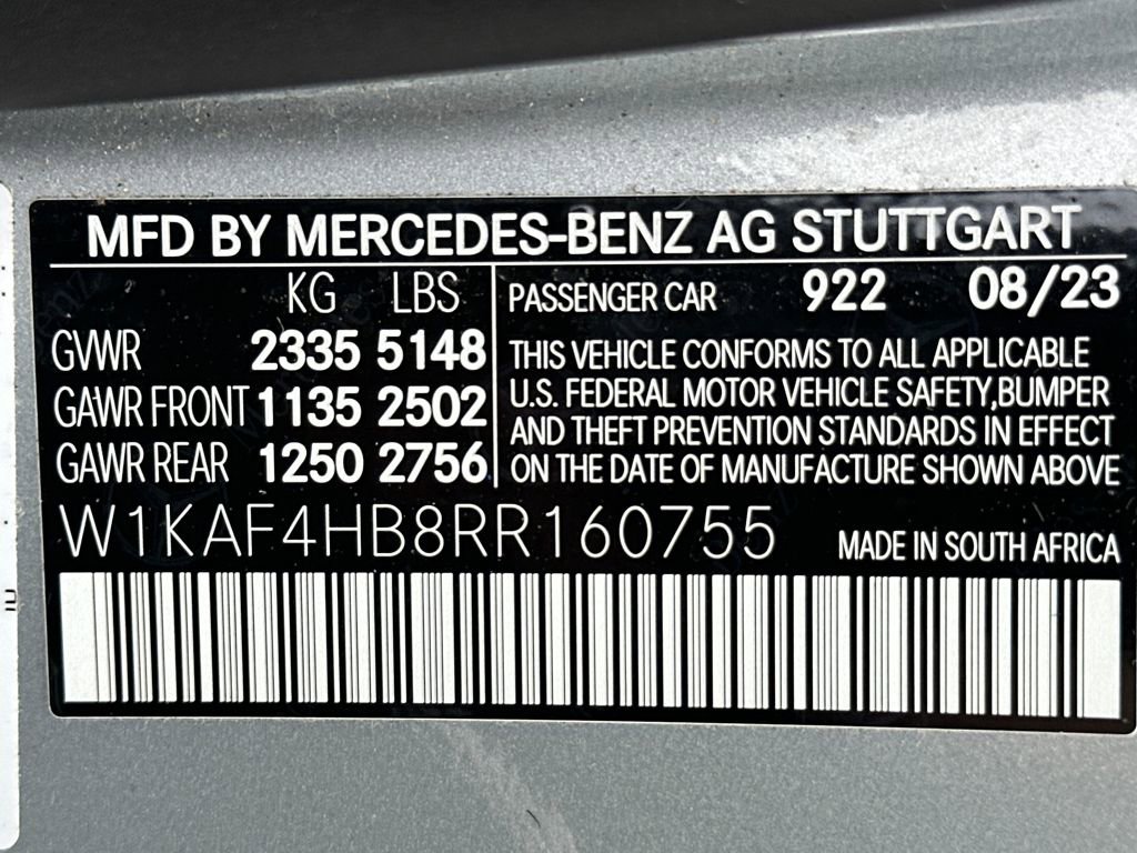 Certified 2024 Mercedes-Benz C 300 4MATIC Sedan image 25