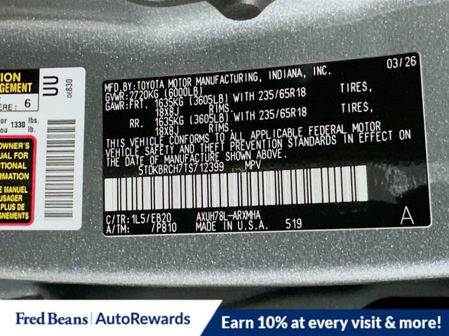 New 2026 Toyota Highlander XLE image 12