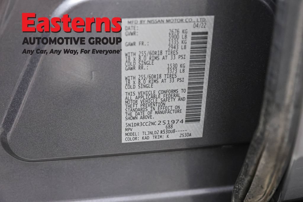 Used 2022 Nissan Pathfinder SL AWD/4WD image 36