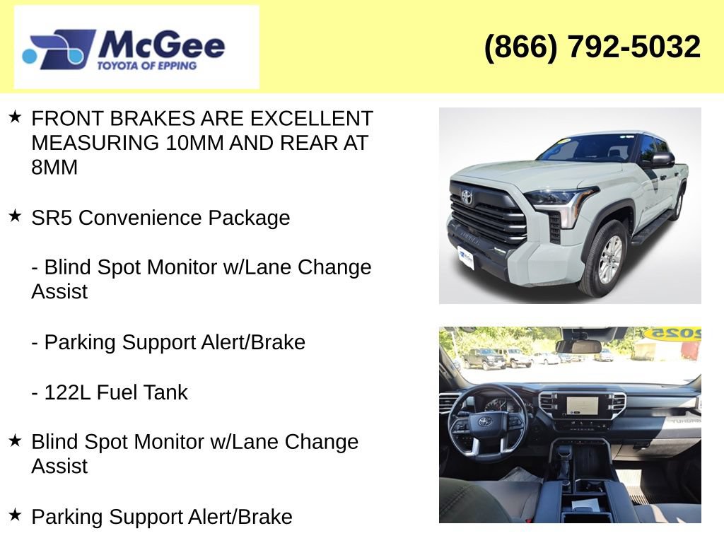 Certified 2025 Toyota Tundra SR5 w/ SR5 Convenience Package AWD/4WD image 22
