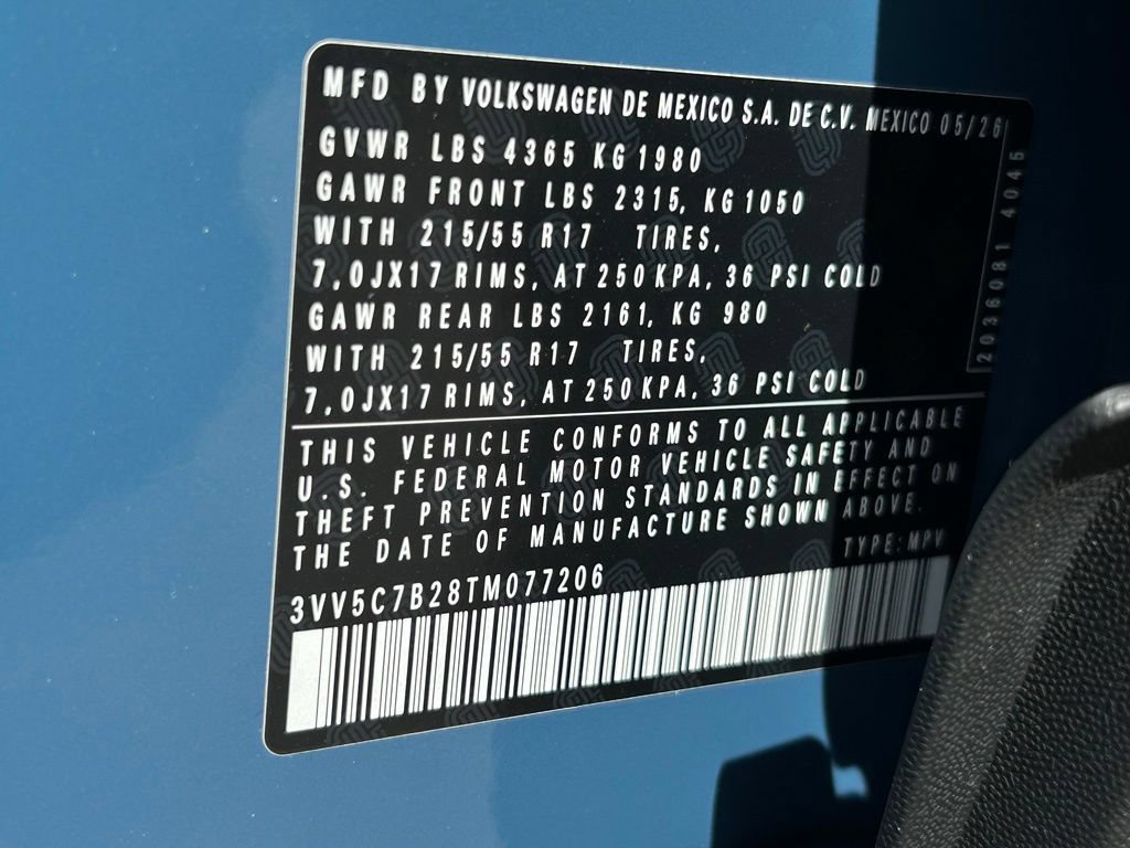 New 2026 Volkswagen Taos S FWD image 50