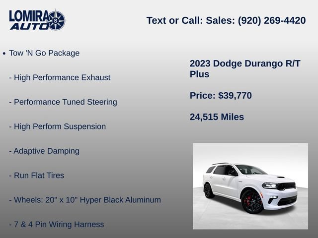 Used 2023 Dodge Durango R/T w/ Tow 'N Go Group AWD/4WD image 39