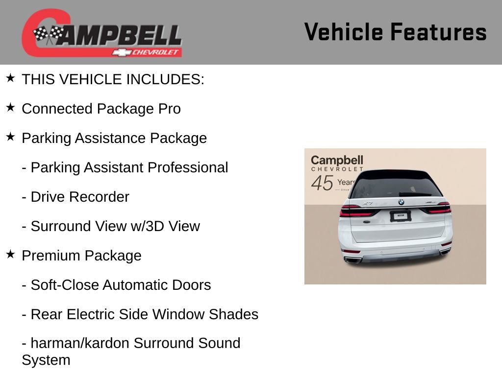 Used 2023 BMW X7 xDrive40i w/ Premium Package AWD/4WD image 5