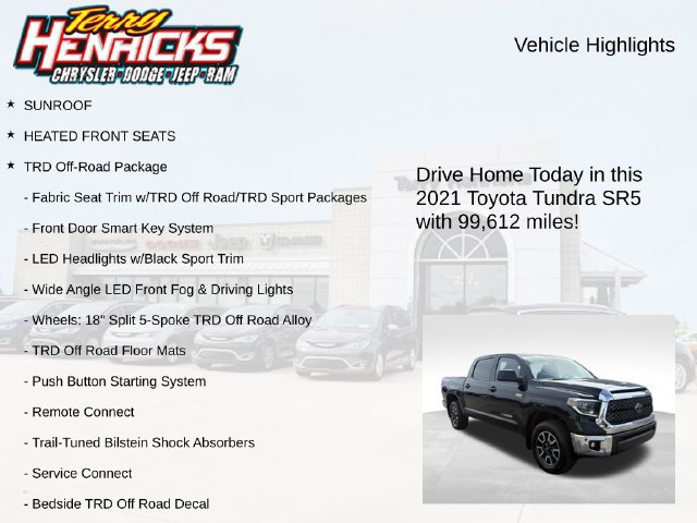 Used 2021 Toyota Tundra SR5 AWD/4WD image 4