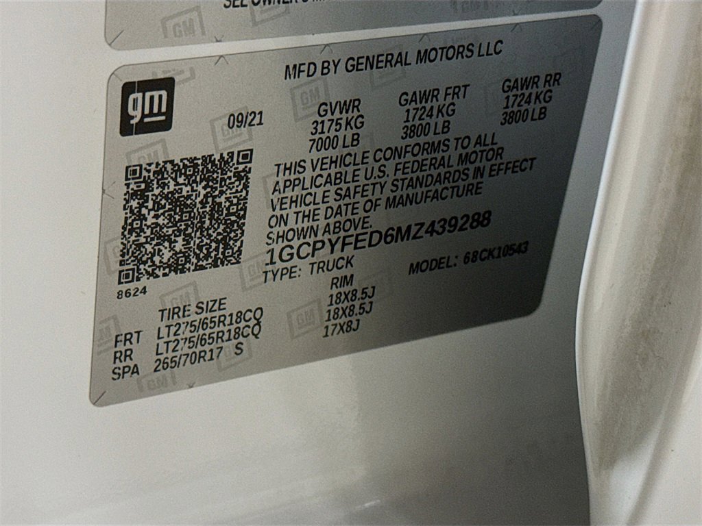 Used 2021 Chevrolet Silverado 1500 LT Trail Boss w/ Bed Protection Package image 32