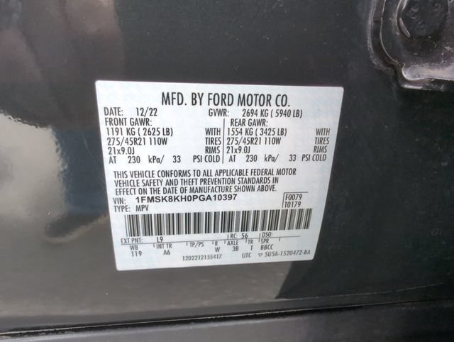 Used 2023 Ford Explorer ST-Line w/ Class IV Trailer Tow Package AWD/4WD image 19