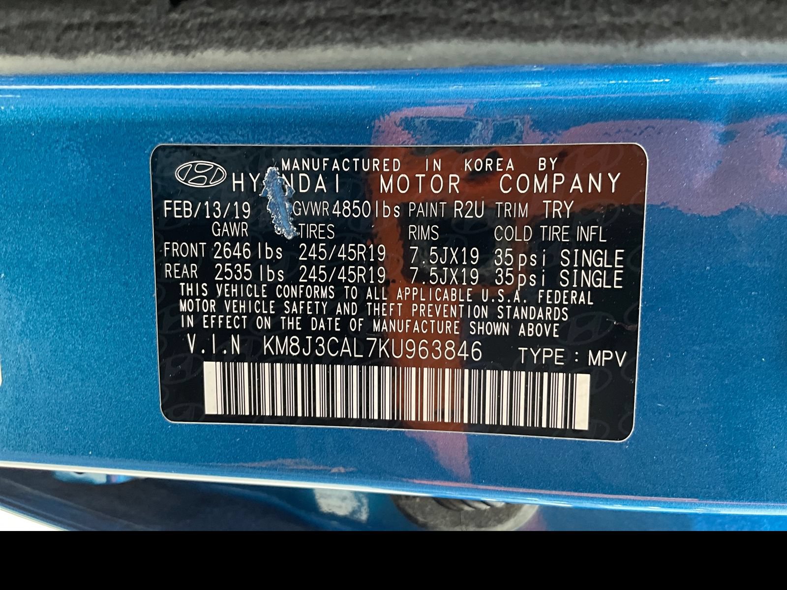 Used 2019 Hyundai Tucson Sport AWD/4WD image 18