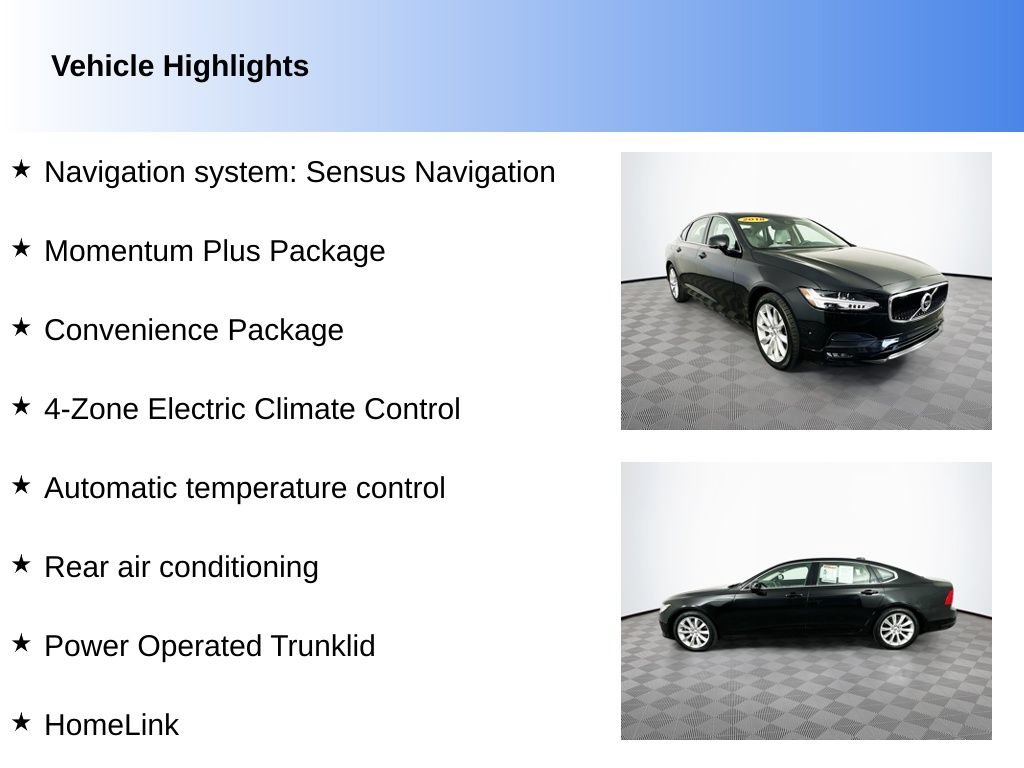 Used 2018 Volvo S90 T6 Momentum w/ Convenience Package AWD/4WD image 2