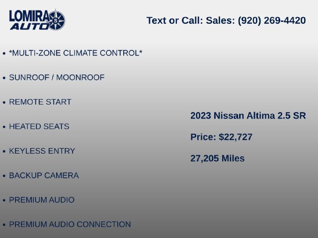 Used 2023 Nissan Altima 2.5 SR AWD/4WD image 7