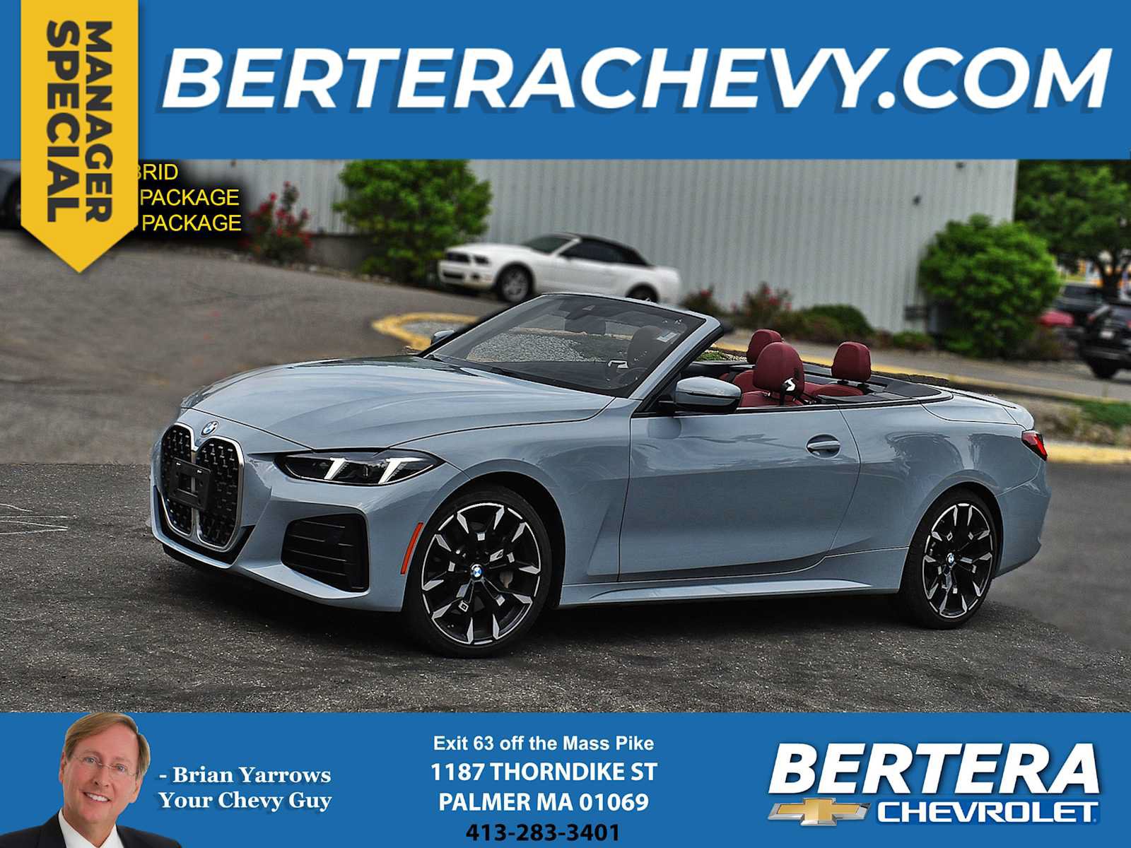 Used 2026 BMW 430i xDrive Convertible AWD/4WD image 1
