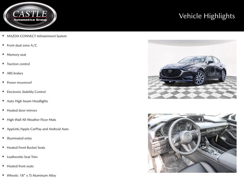 New 2026 MAZDA MAZDA3 2.5 S Sedan w/ Preferred Pkg FWD image 4