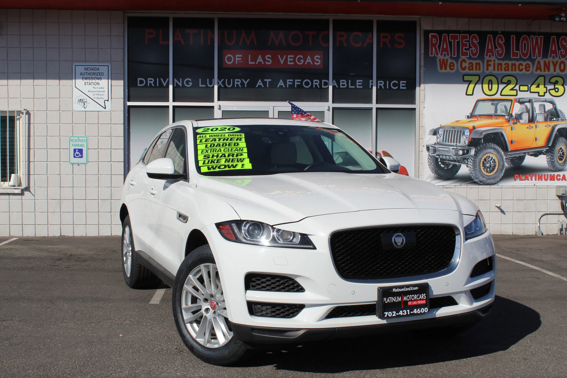 Used 2020 Jaguar F-PACE Prestige AWD/4WD image 1