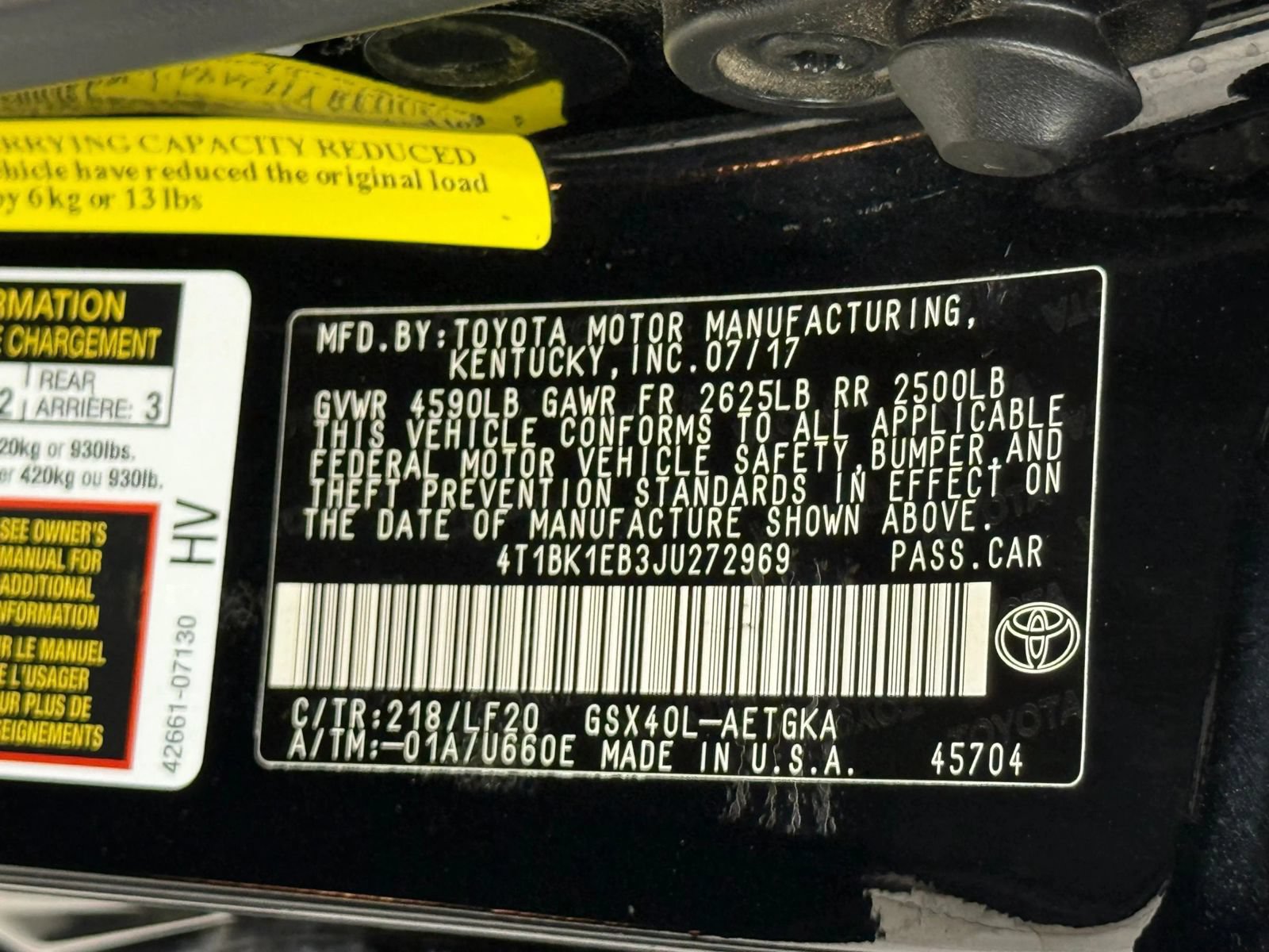 Used 2018 Toyota Avalon XLE Premium FWD image 39