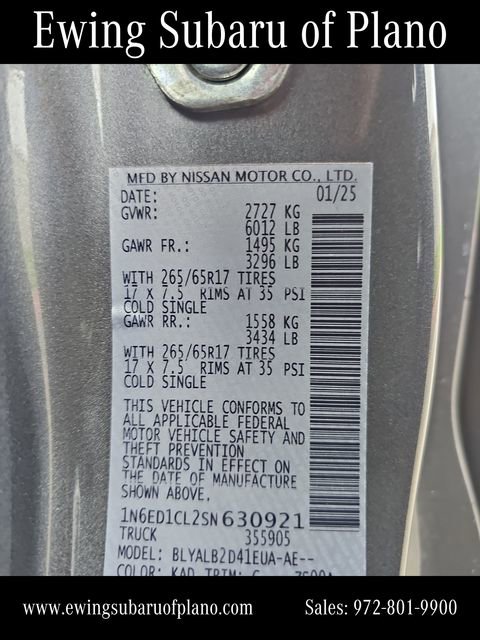 Used 2025 Nissan Frontier SV image 29