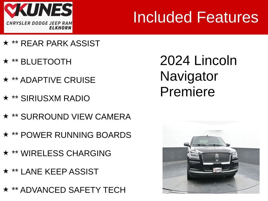 Used 2024 Lincoln Navigator Premiere AWD/4WD image 4