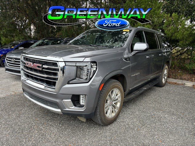 Used 2021 GMC Yukon XL SLT w/ Rear Media and Nav Package image 1