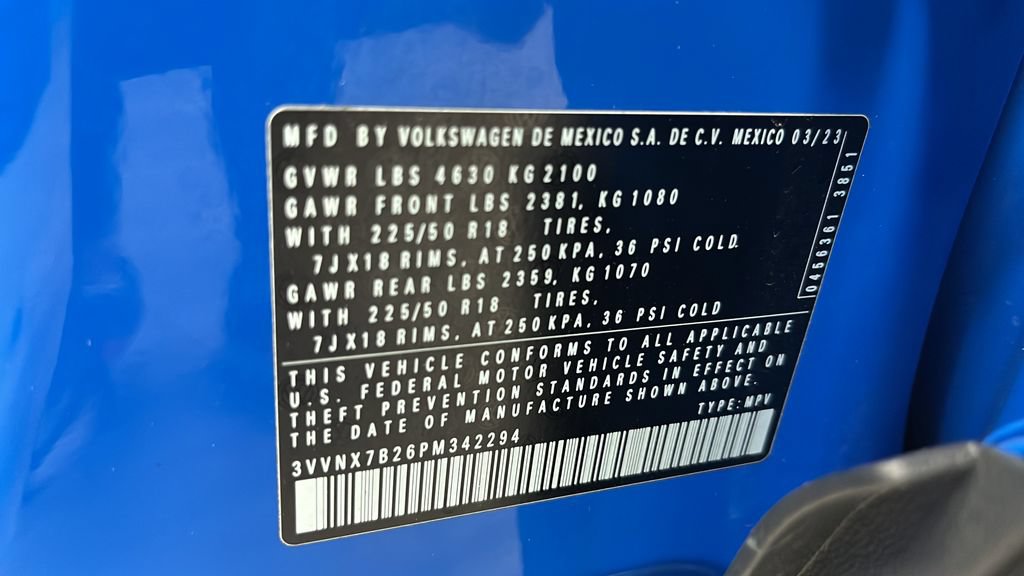 Used 2023 Volkswagen Taos SE w/ Panoramic Sunroof Package AWD/4WD image 34
