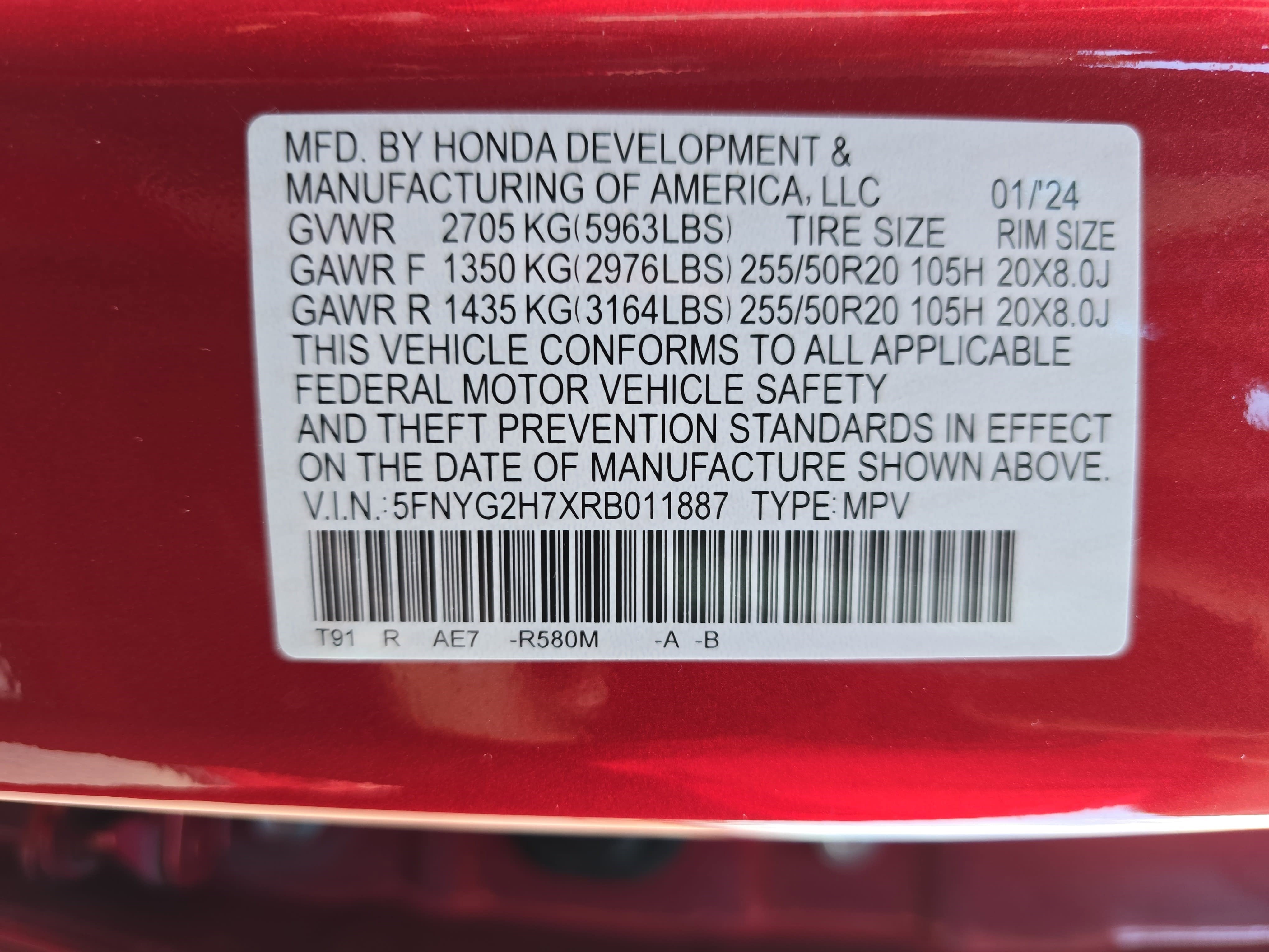 Used 2024 Honda Pilot Touring image 39