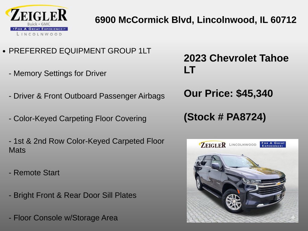 Used 2023 Chevrolet Tahoe LT AWD/4WD image 6