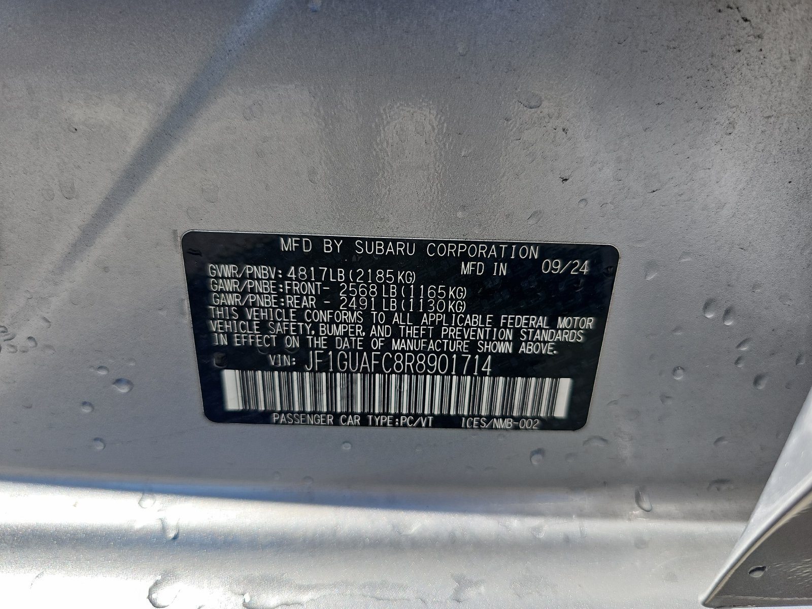 Used 2024 Subaru Impreza 2.0i Sport AWD/4WD image 16