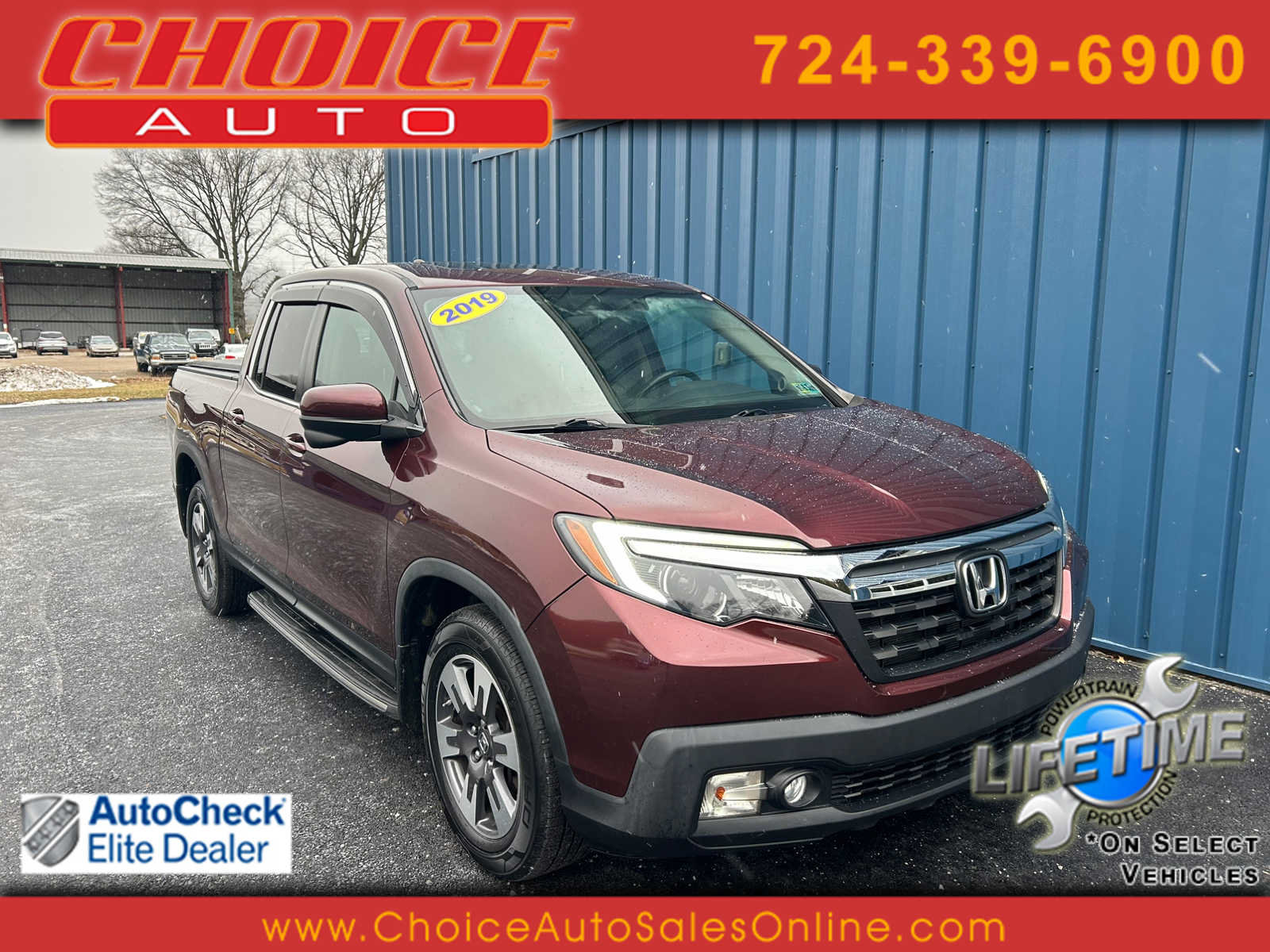 Used 2019 Honda Ridgeline RTL-T