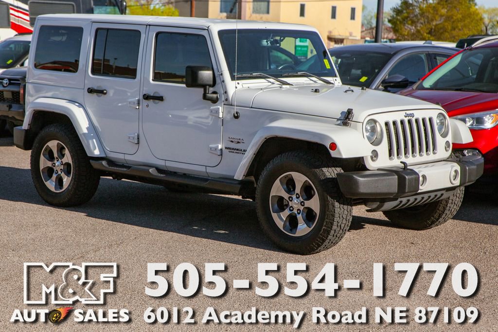 Used 2016 Jeep Wrangler Unlimited Sahara w/ Connectivity Group image 1