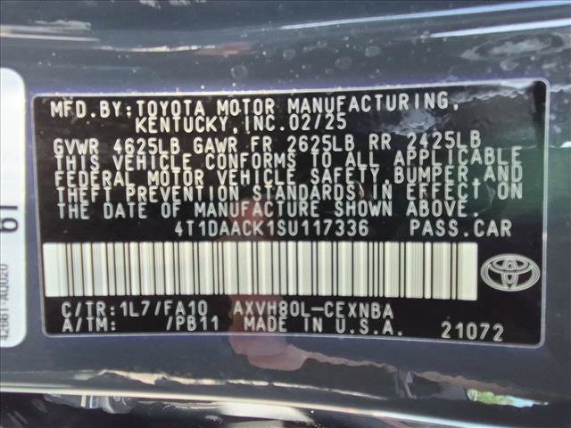 Certified 2025 Toyota Camry LE FWD image 25