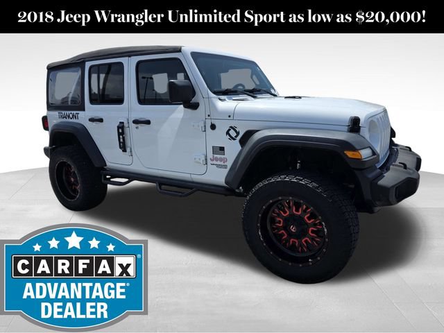 Used 2018 Jeep Wrangler Unlimited Sport AWD/4WD image 1