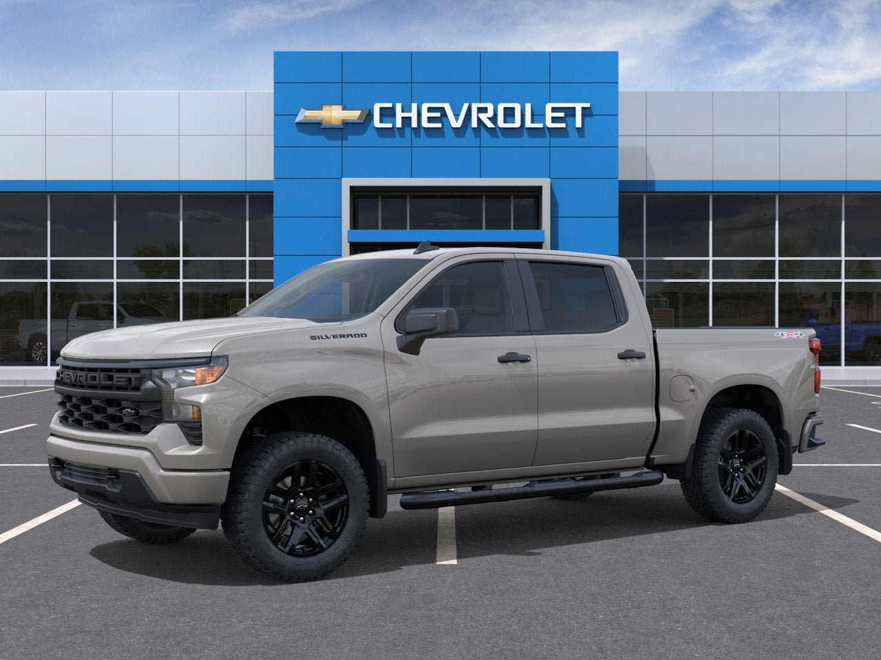 New 2026 Chevrolet Silverado 1500 Custom w/ Turbomax Blackout Package AWD/4WD image 26
