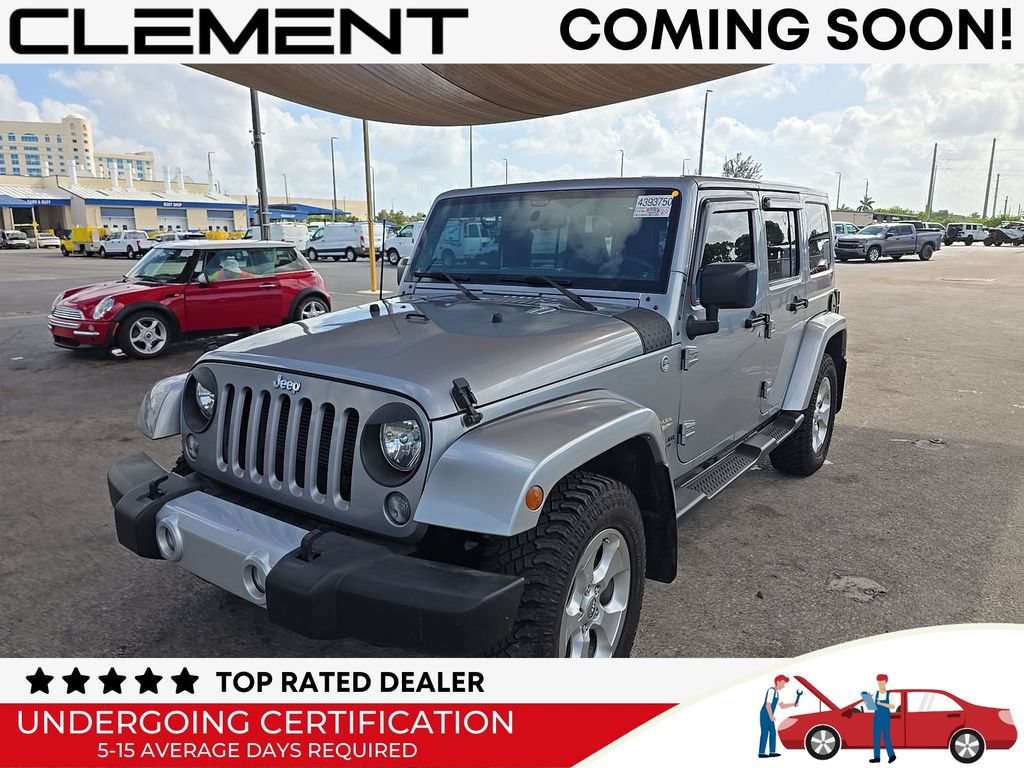 Used 2015 Jeep Wrangler Unlimited Sahara w/ Connectivity Group AWD/4WD image 1