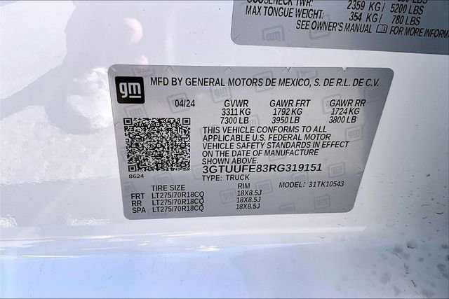 Used 2024 GMC Sierra 1500 AT4X AWD/4WD image 34
