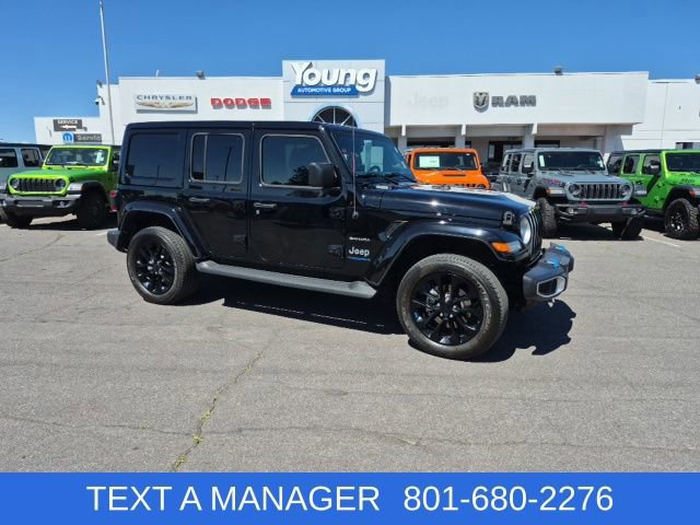 Used 2023 Jeep Wrangler Unlimited Sahara w/ Cold Weather Group AWD/4WD image 1