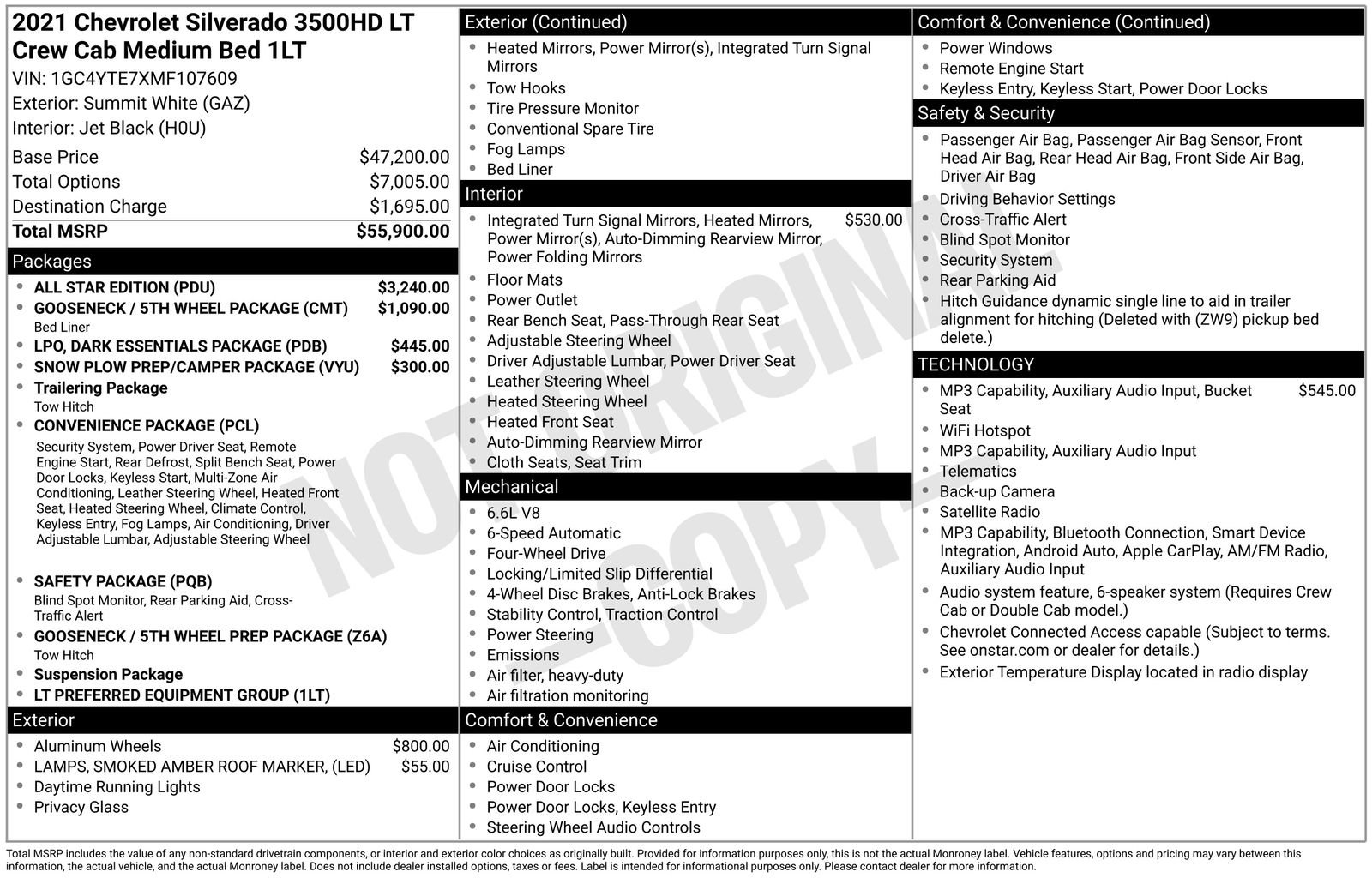 Used 2021 Chevrolet Silverado 3500 LT w/ All Star Edition AWD/4WD image 4