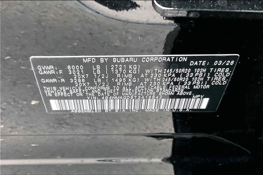 New 2026 Subaru Ascent Limited image 16