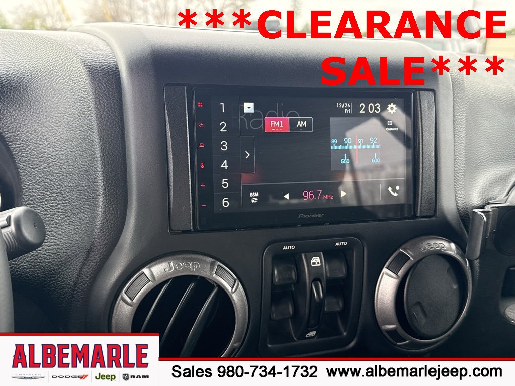 Used 2017 Jeep Wrangler Unlimited Sport w/ Quick Order Package 24S image 19