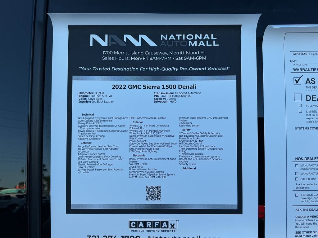Used 2022 GMC Sierra 1500 Denali w/ Denali Reserve Package image 48
