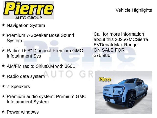 Used 2025 GMC Sierra EV Denali AWD/4WD image 7