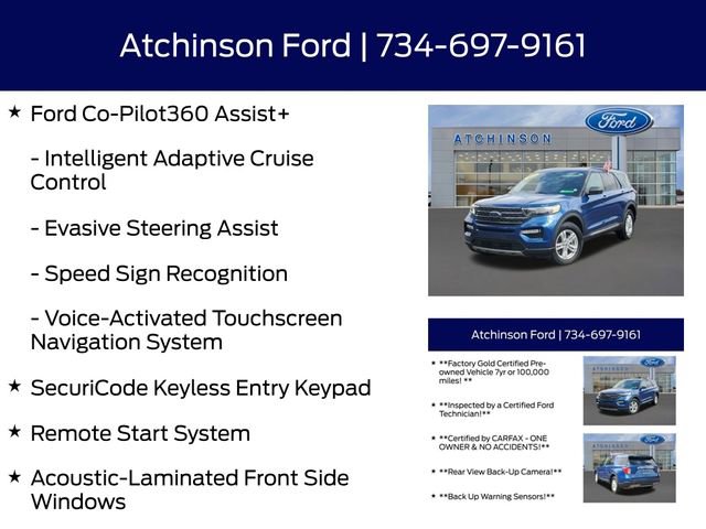 Certified 2023 Ford Explorer XLT w/ Equipment Group 202A image 16