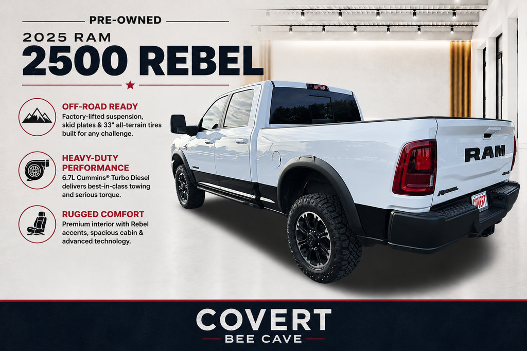 Used 2025 RAM 2500 Rebel w/ Rebel Level 1 Equipment Group AWD/4WD image 8