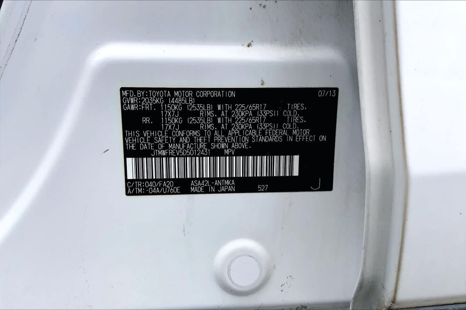 Used 2013 Toyota RAV4 XLE FWD image 36